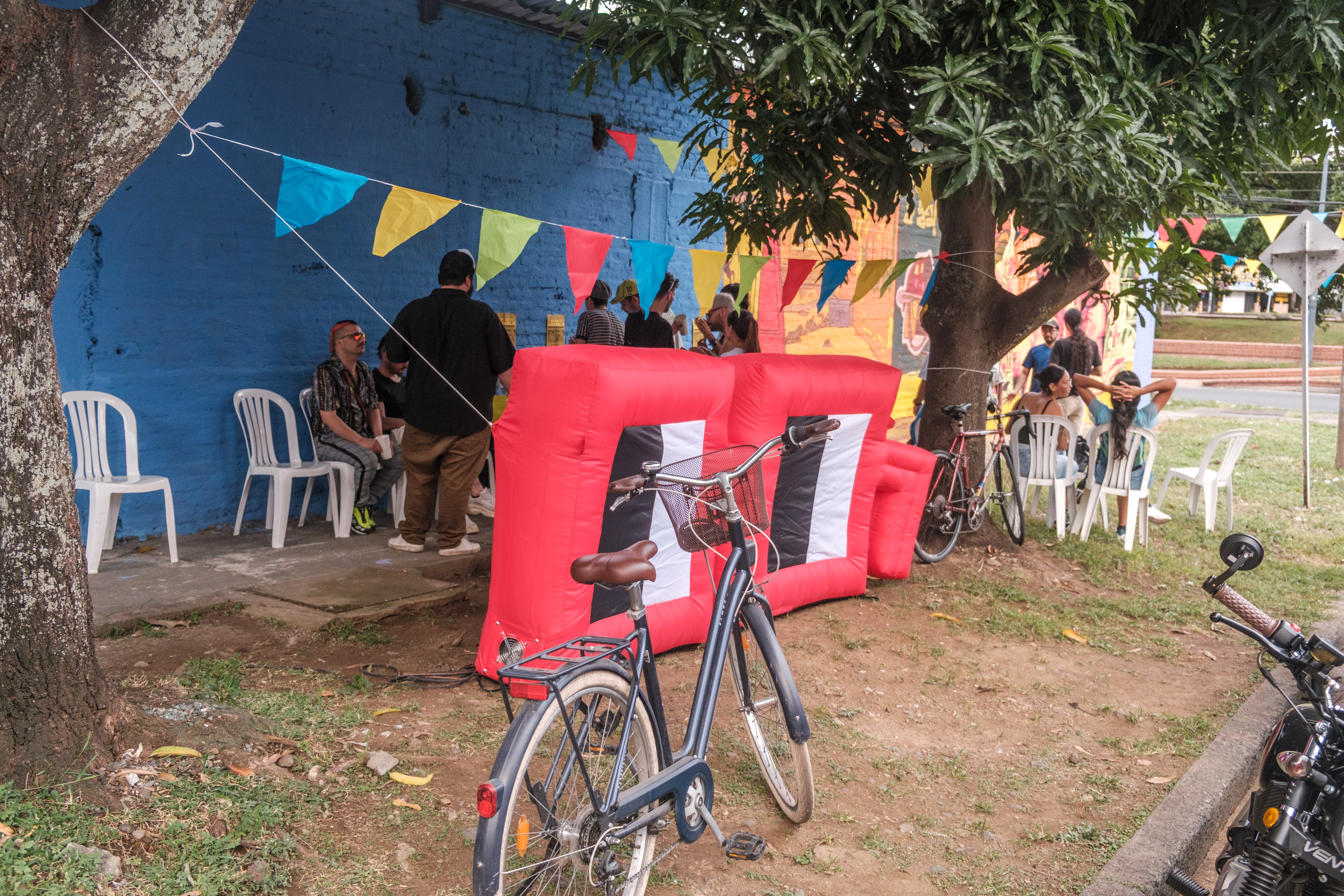 Mural Amarillo proceso