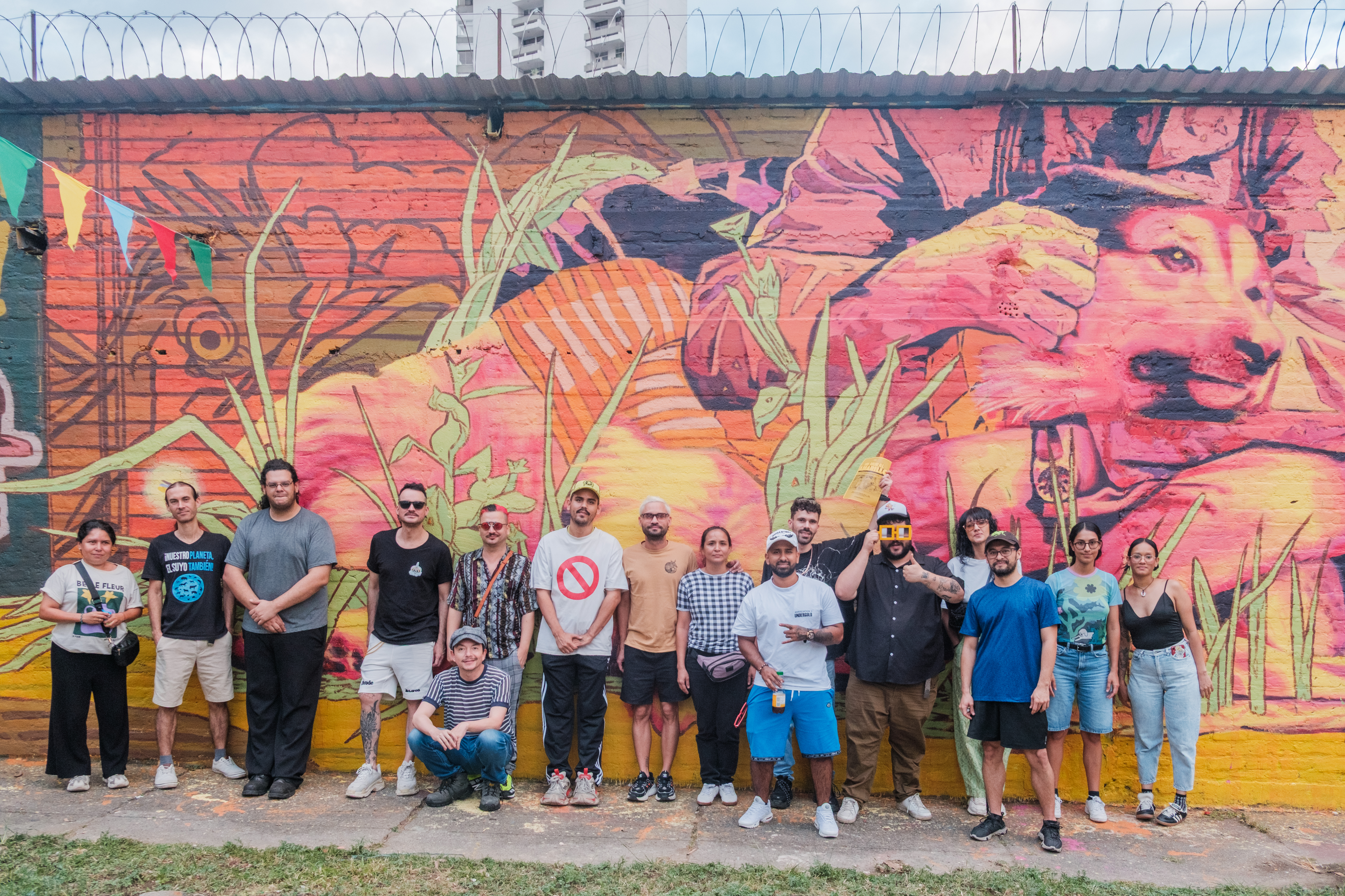 Mural Amarillo proceso